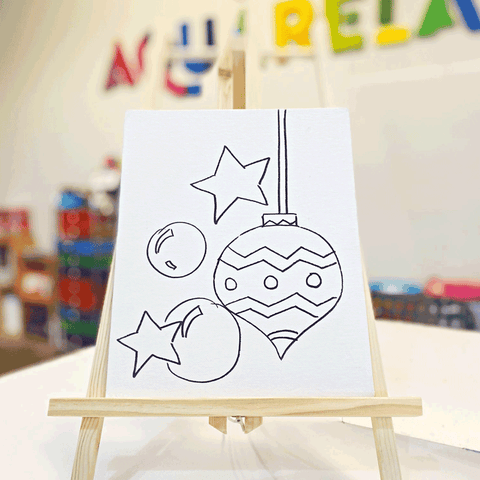 Aquarela Box Pintura - Navidad