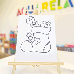 Aquarela Box Pintura - Navidad