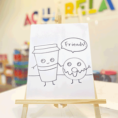 Aquarela Box Pintura - Cumpleaños