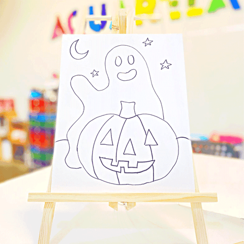 Aquarela Box Pintura - Halloween