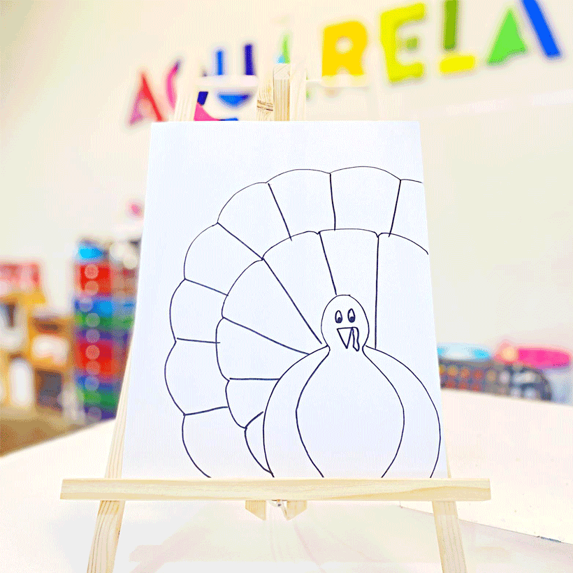 Aquarela Box Pintura - Acción de Gracias