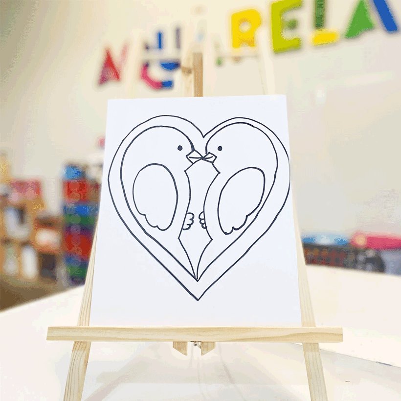 Aquarela Box Pintura - San Valentín