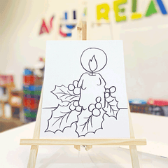 Aquarela Box Pintura - Navidad