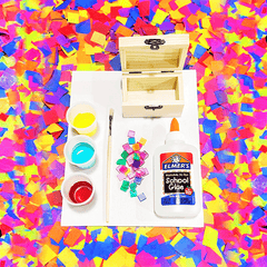 Aquarela Box Mosaico - Cofre