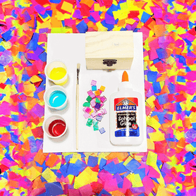 Aquarela Box Mosaico - Cofre